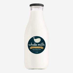 Whale milk shake bottles